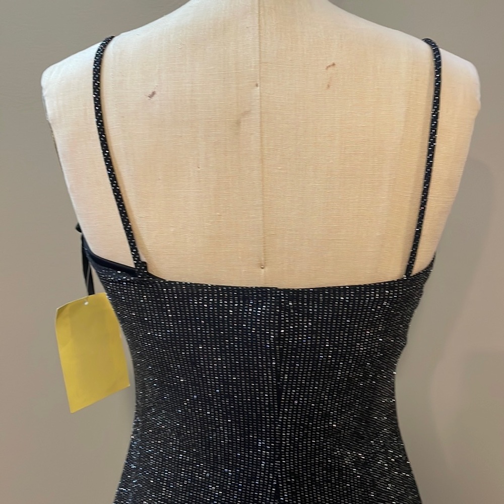 XOXO Uptown Girl glitter spaghetti strap cocktail dress - Picture 6 of 10